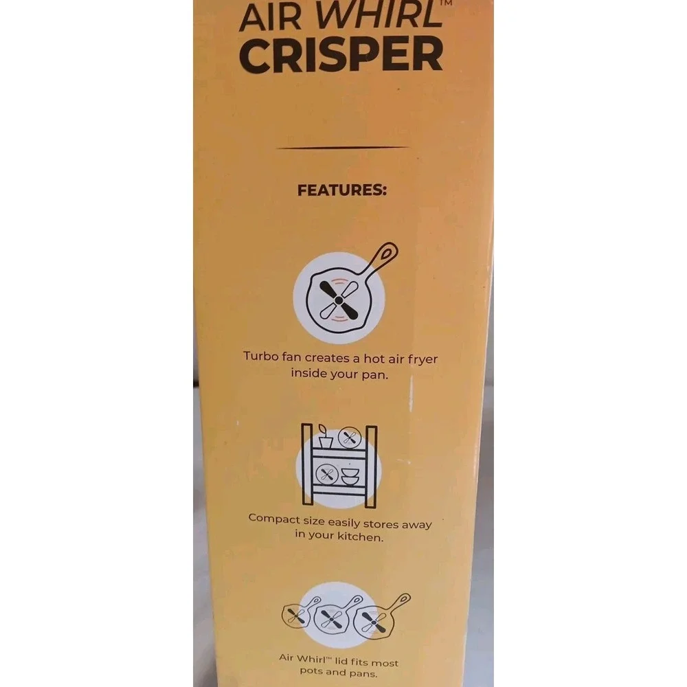 Air Whirl Crisper Air Fryer Lid Tray AWL01103 Cook‎ Reheat Turbo Fan READ